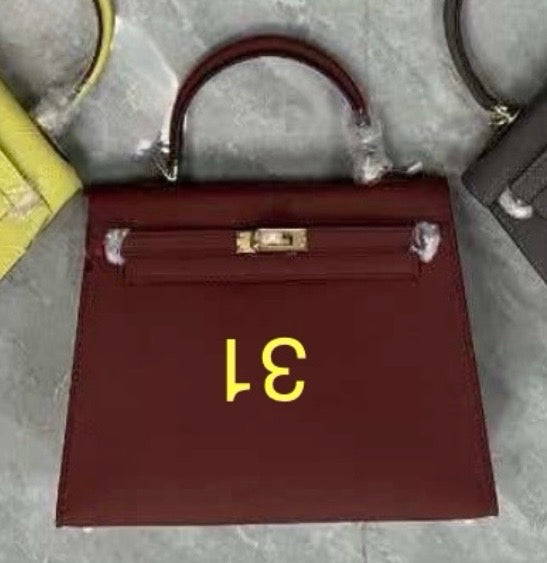 Designer inspired hand painted Bags -Sellier