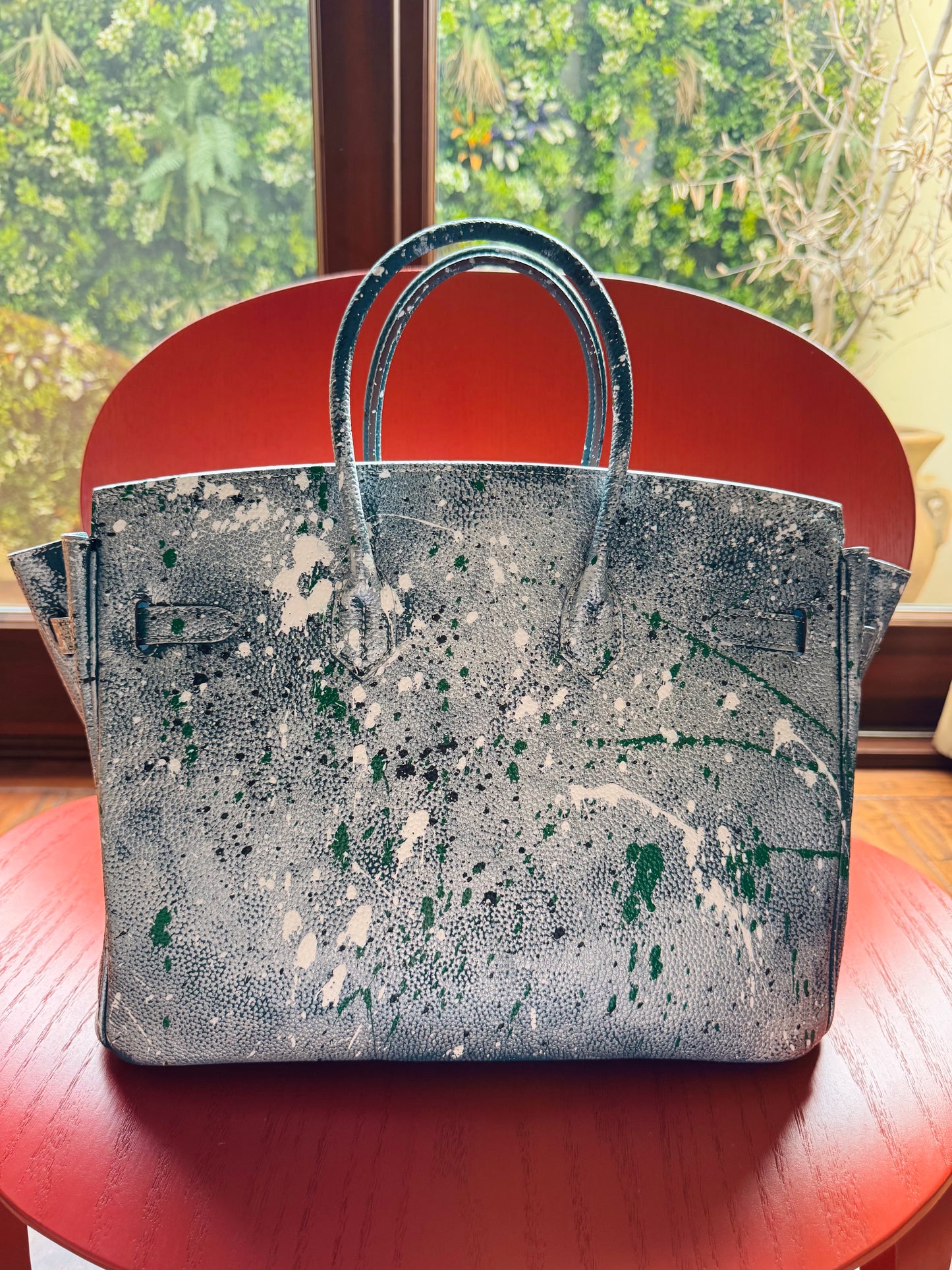 Gold/Silver Designer inspired hand painted Bags