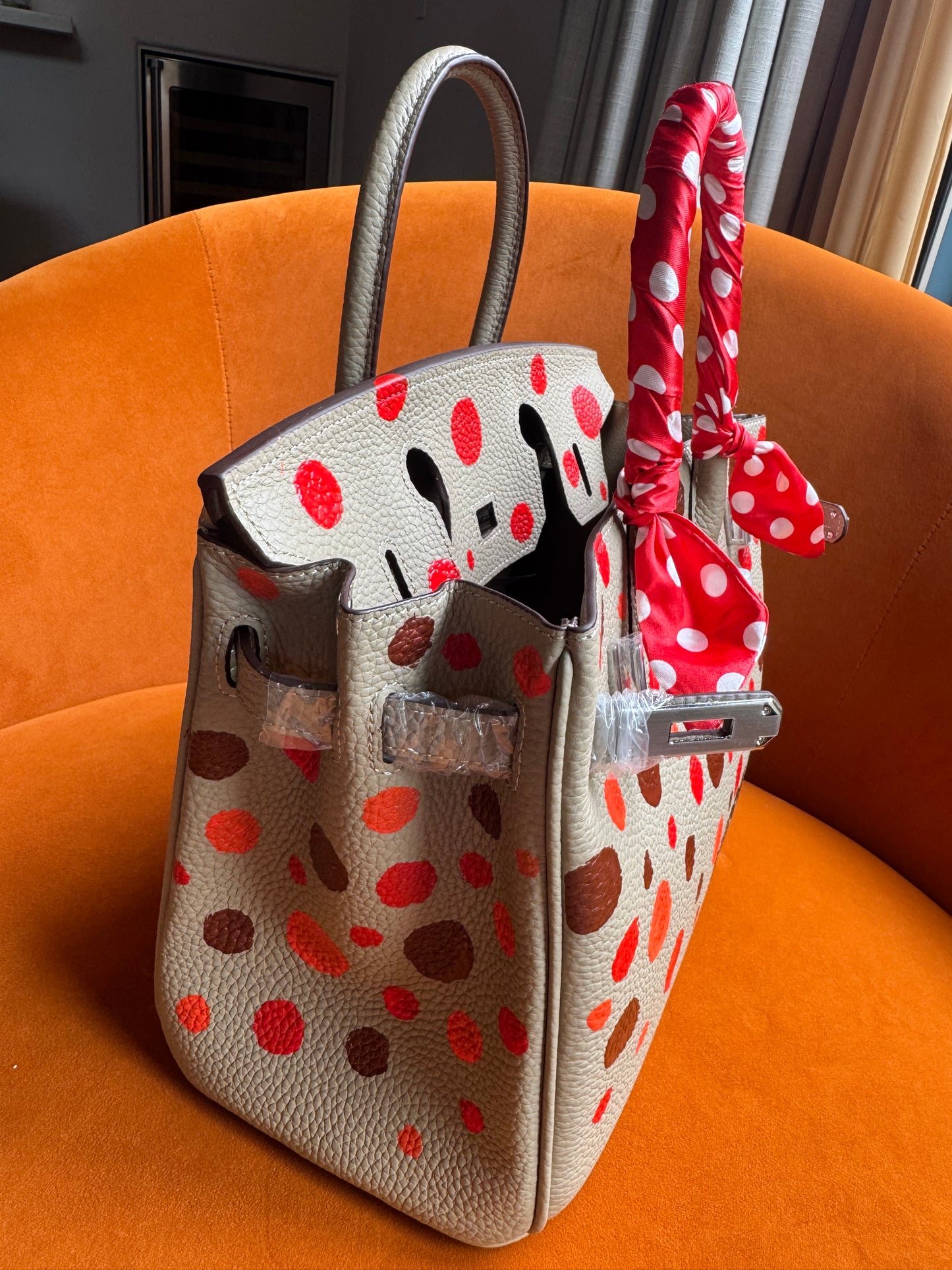 Dotted Hand Painted Bag